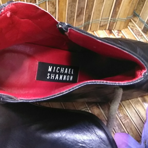 MICHAEL SHANNON BOOTIES 6 B  BLACK - Picture 7 of 8